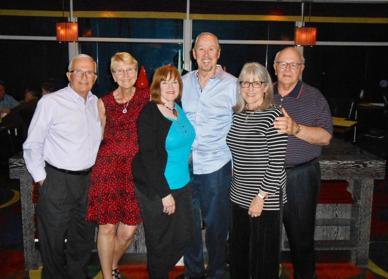 Tony, Denise, Susan, Bill, Gaye, and Bill at Tuscan Grille