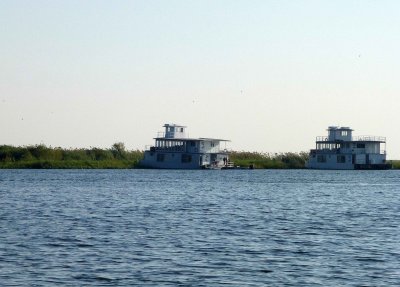 Houseboats on the Chobe River