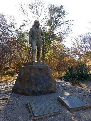 David Livingstone Statue at Victoria Falls