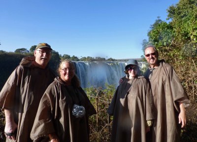 Ron, Carol, Susan & Bill at Victoria Falls