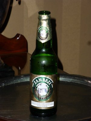Drinking Local Zimbabwe Beer