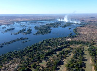 The Upper Zambezi River above Victoria Falls