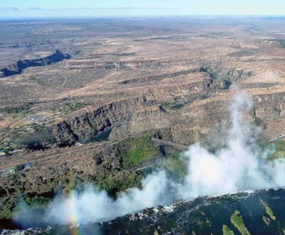 The Middle Zambezi River Flows through 6 Gorges