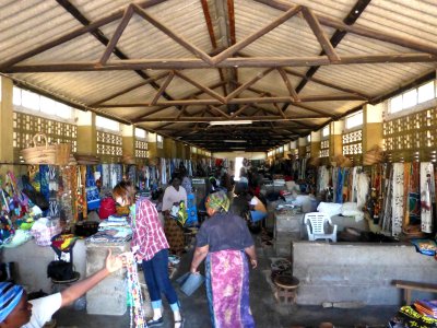 Inside the Victoria Falls Craft Market