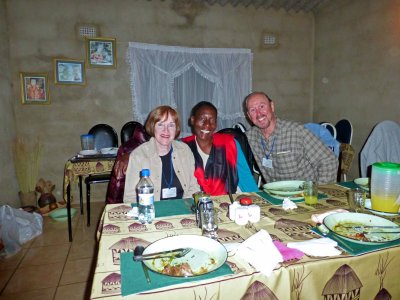 With Flavia, Our Hostess