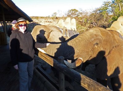 Susan with an Elephant
