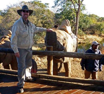 Bill with an Elephant