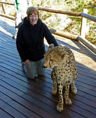Susan with Sylvester