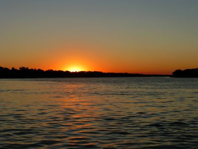 Sunset on the Upper Zambezi River