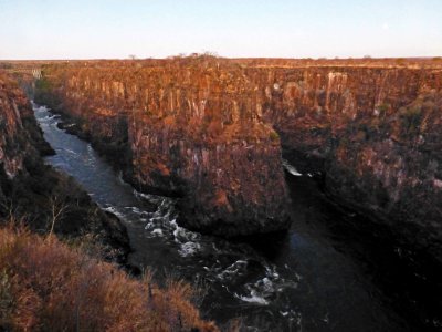 Sunset on Batoka Gorge, Zambezi River