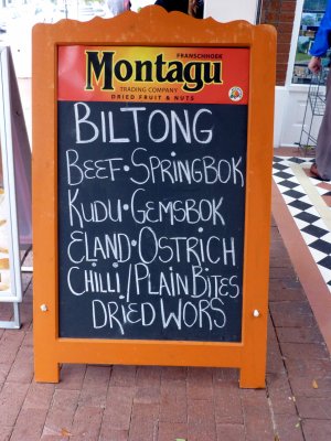 Interesting Food Available in Franschhoek