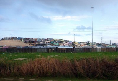 Squatter Settlements are a Common Sight in Cape Town, South Africa