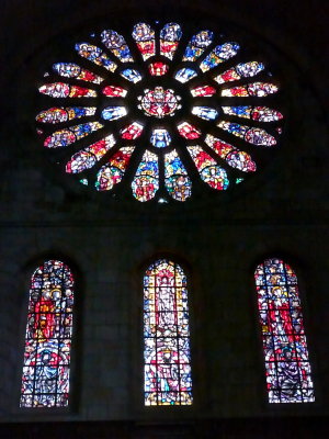 Rose Window in St. George's Cathedral