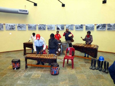 Young People Learning about Marimba at Langa Cultural Center