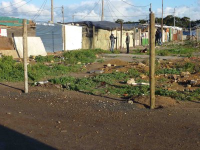 Approximately 40% of Langa Township is Shantytown