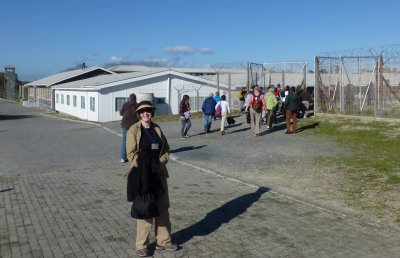 Entering Robben Island Maximum Security Political Prisoner Prison
