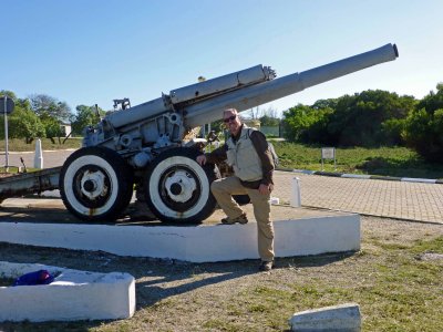 World War II Howitzer on Robben Island