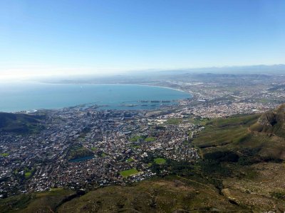 View of Cape Town from Tabletop Mountain