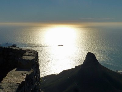 Sunlight on the Atlantic Ocean, Cape Town