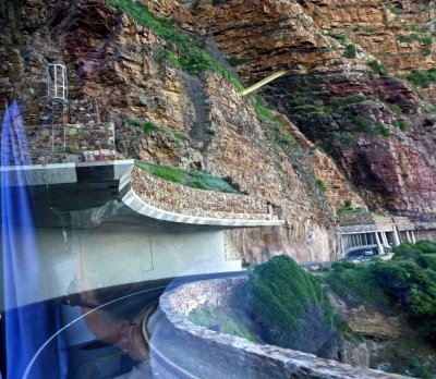 Rock-protection Overhangs on Chapmans Peak Drive, South Africa