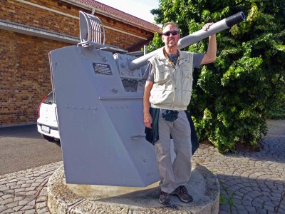 6 Pounder Hotchkiss Gun from South African WWII Ships