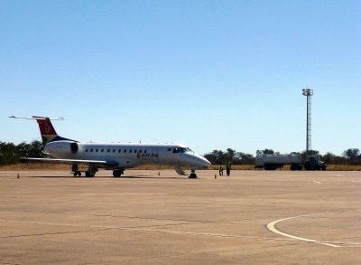 Our Plane from Livingstone, Zambia