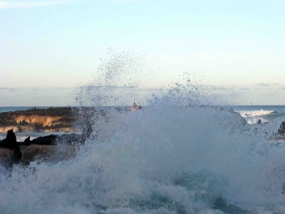 High Surf on Seal Island