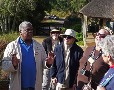 Andrew was our Botanist Guide in Kirstenbosch Gardens