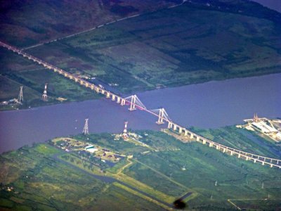 Bridge over the Parana River in Argentina