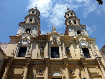 The Church of San Pedro Telmo (built in 1734 by Jesuits)