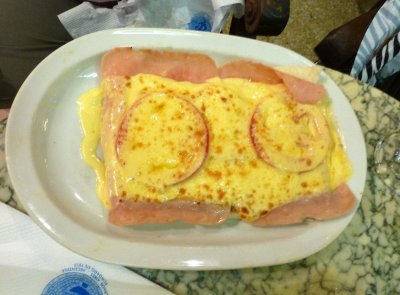 Ham & Cheese Sandwich at Cafe Tortoni
