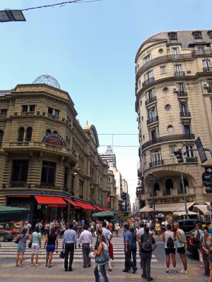Shopping on the Pedestrian Street (Calle Florida) in Buenos Aires