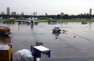 Rain Delay at Buenos Aires Municipal Airport