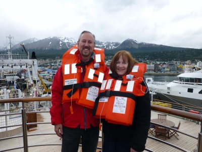Safety Drill in Ushuaia, Argentina