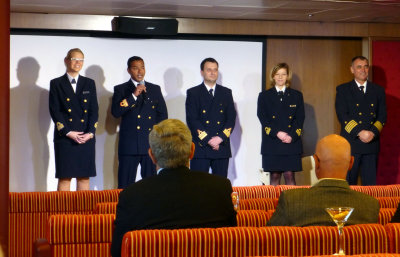 Captain and Officers of the Silver Explorer