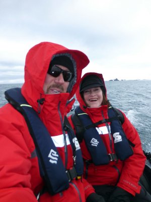 First of 10 Zodiac Excursions in Antarctica