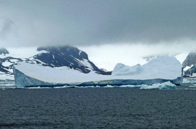 Iceberg Shaped Like Sports Stadium