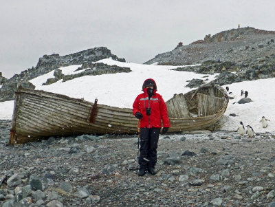 Ashore on Half Moon Island