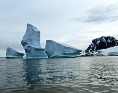 Icebergs in Pleneau Bay