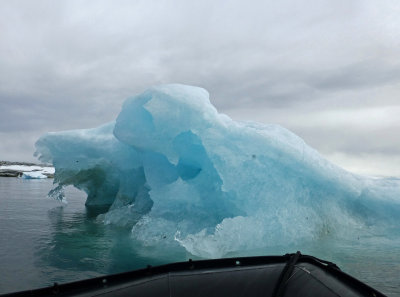 Blue Ice in Pleneau Bay