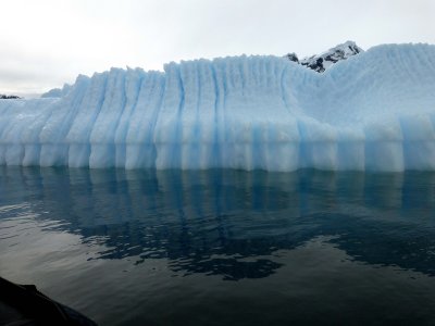 Iceberg with Bubble Channels