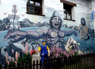 Mural in Ushuaia, Argentina