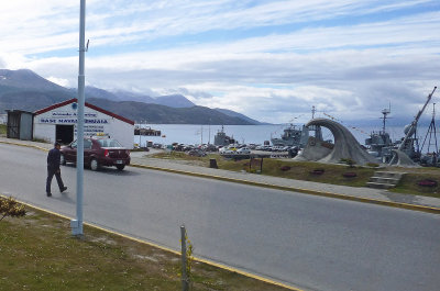 Naval Base in Ushuaia, Argentina