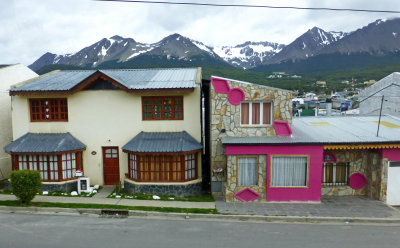Houses in Ushuaia, Argentina