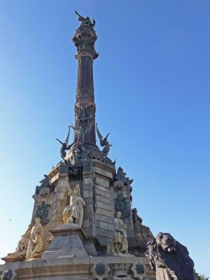 Columbus Monument (1888) in Barcelona