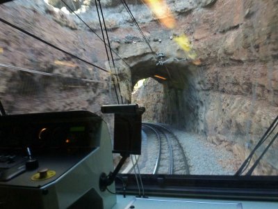 Short Tunnel on Montserrat Rack Railway