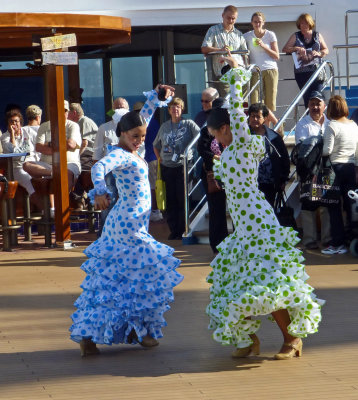 More Flamenco Dancers on the Carnival Sunshine