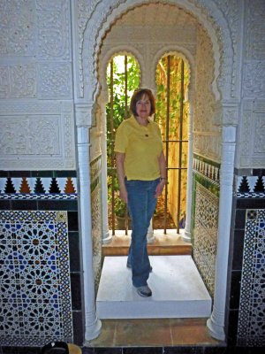 Susan in Alhambra Alcove at Pueblo Espanol