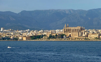 Sailing Away from Palma de Mallorca