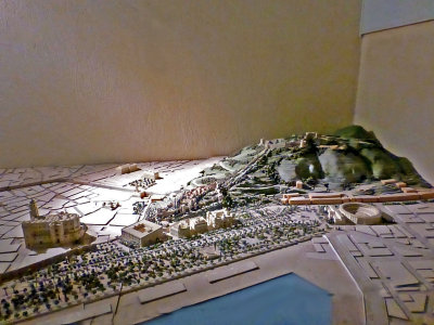 Model of El Castillo de Gibralfaro and Malaga